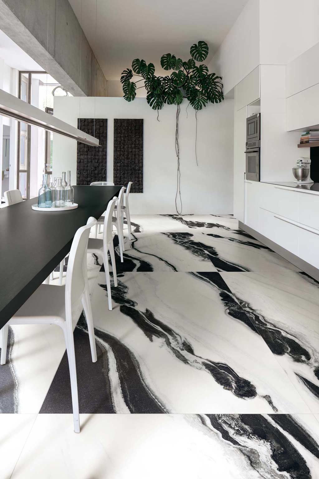 B&W Marble – European Ceramics